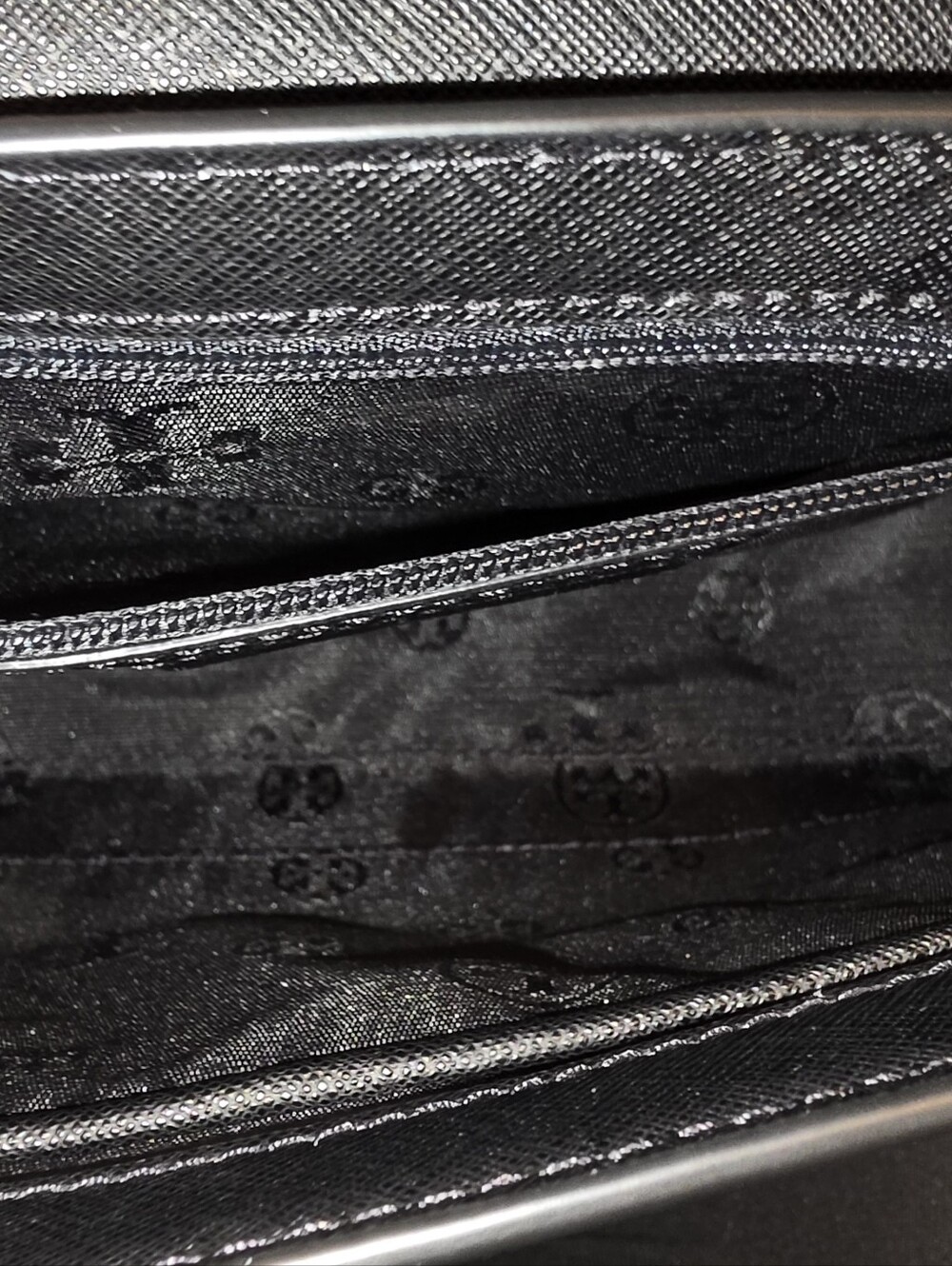 Tory Burch Black Structured Top-Handle Crossbody Bag - Picture 7 of 8